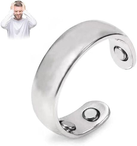 Auvulis Migraine Rings for Women Men Anti Snoring Ring Lymphatic Therapy Ring Auvulis Vitality Migraine Rings Adjustable Fatigue Relief Rings in Saudi Arabia