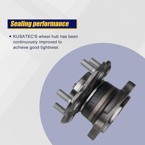 KUSATEC 512201 2PCS Rear Wheel Bearing and Hub Assembly Compatible with Nissan Altima 4 Wheel 2002-2006, Nissan Quest 2004-2009, Nissan Maxima 2004-2008,5 Lug w/ABS in Saudi Arabia