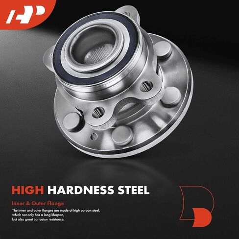 A-Premium 2 x Front Wheel Bearing and Hub Assembly with 6-Lug Compatible with Chevrolet Colorado 2015-2022 & GMC Canyon 2015-2022, 4WD Only in Saudi Arabia