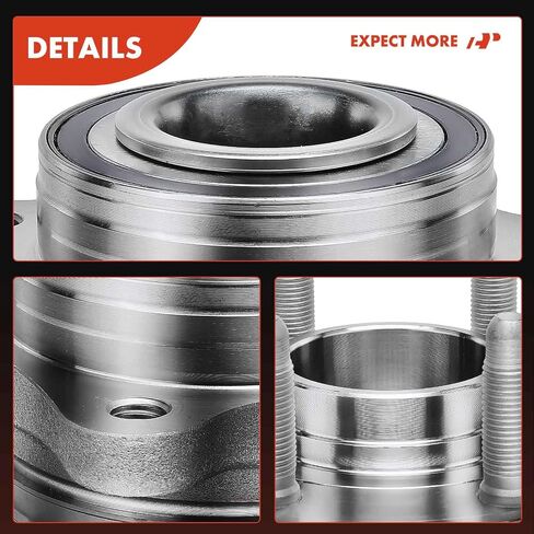 A-Premium 2 x Front Wheel Bearing and Hub Assembly with 6-Lug Compatible with Chevrolet Colorado 2015-2022 & GMC Canyon 2015-2022, 4WD Only in Saudi Arabia