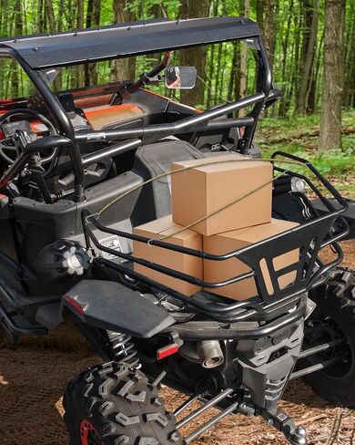 Cargo Rack for ZForce 950, Heavy Duty Steel Conbined Rear Bed Enclosure Tailgate Extender Storage Rack Cargo Anchor Points for CFMOTO ZForce 950 HO EX Sport 2020-2024 Accessories in Saudi Arabia
