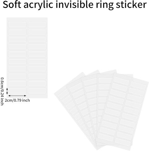 160pcs Ring Size Adjuster for Oura Gen 4/3/Samsung Galaxy/Ultra Human AIR/RingConn 2/1, Invisible Ring Size Tightener Sizer Guard Spacer Bumper Resizer for Loose Rings Women Men Sizing Kit in Saudi Arabia