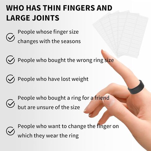 160pcs Ring Size Adjuster for Oura Gen 4/3/Samsung Galaxy/Ultra Human AIR/RingConn 2/1, Invisible Ring Size Tightener Sizer Guard Spacer Bumper Resizer for Loose Rings Women Men Sizing Kit in Saudi Arabia