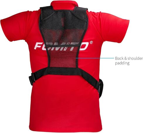 Fomito Dual Camera Harness, Multi Carrying Radio Chest Vest System with Side Holster for Canon 6D 600D 5D2 5D3 for Nikon D90 for Sony A7S for Panasonic for Olympus DSLR Cameras Climbing Wedding Travel in Kuwait