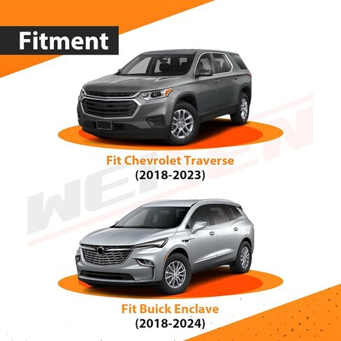 Weisen Trailer Wiring Harness Kit ، Hiting Towing Towing Towing Harness مع موصل المكونات والتشغيل المتوافقة مع شيفروليه ترافيرس 2018-2023 ، Fit Buick Enclave 2018-2024 in Kuwait