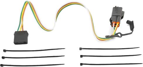 Weisen Trailer Wiring Harness Kit ، Hiting Towing Towing Towing Harness مع موصل المكونات والتشغيل المتوافقة مع شيفروليه ترافيرس 2018-2023 ، Fit Buick Enclave 2018-2024 in Kuwait