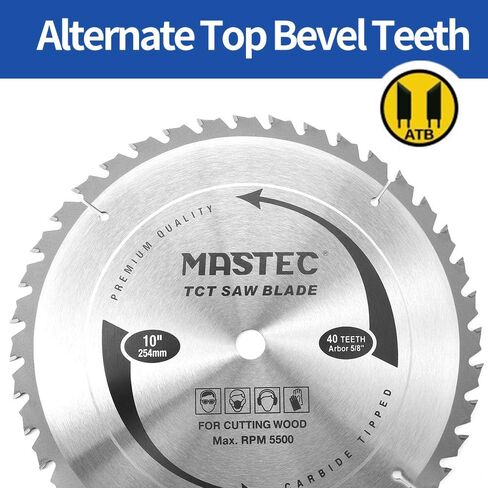 8 Inch 64 Tooth Circular Saw Blade Anti Kickback Tooth for Wood Cutting with 5/8-Inch Arbor in Saudi Arabia