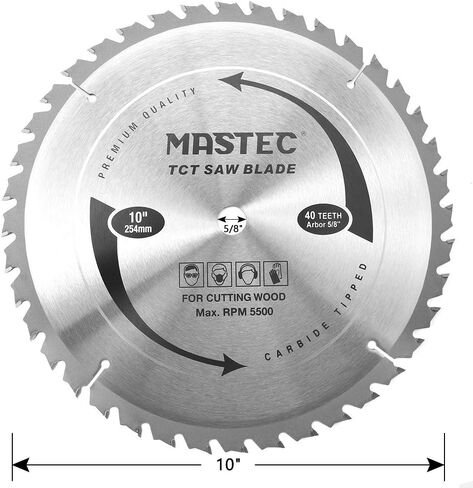8 Inch 64 Tooth Circular Saw Blade Anti Kickback Tooth for Wood Cutting with 5/8-Inch Arbor in Saudi Arabia