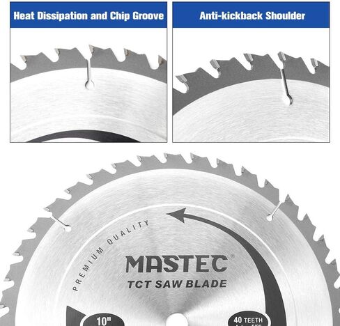 8 Inch 64 Tooth Circular Saw Blade Anti Kickback Tooth for Wood Cutting with 5/8-Inch Arbor in Saudi Arabia