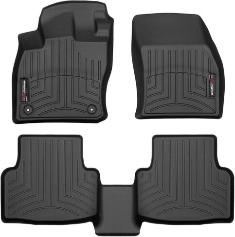 Weathertech مخصص FIRLLINERS لصالح VW TAOS-الصف الأول والثاني (441663-1-2) ، أسود in Saudi Arabia