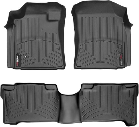 Weathertech مخصص FIRELLONERS ل Toyota Sequoia-الصف الأول والثاني (44044-1-3) ، أسود in Saudi Arabia