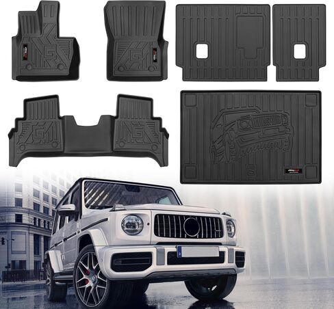 Floor Mats Cargo Liner and Backrest Mat for 2020-2025 Mercedes Benz GLE Accessories All Weather TPE Rubber Protector Mat (Not for Coupe or 7 Seat) in Saudi Arabia