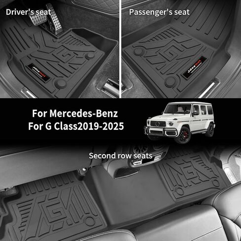 Floor Mats Cargo Liner and Backrest Mat for 2020-2025 Mercedes Benz GLE Accessories All Weather TPE Rubber Protector Mat (Not for Coupe or 7 Seat) in Saudi Arabia