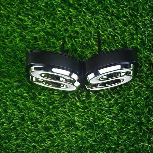 1Pc 1970 Chevy Chevelle El Camino Super Sports SS Front Grille Emblem with Retainers Replacement for SS (Silver Black White) in Saudi Arabia