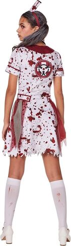 Spirit Halloween Kids Zombie Nurse Costume | Bloody Undead Nurse Outfit in Saudi Arabia