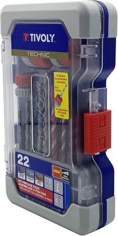 20 Pieces Drilling Mixed Set with Included Case for Applications in Wood, Metal, Masonry, Tile and Ceram in Saudi Arabia