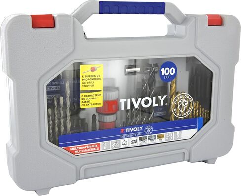 20 Pieces Drilling Mixed Set with Included Case for Applications in Wood, Metal, Masonry, Tile and Ceram in Saudi Arabia