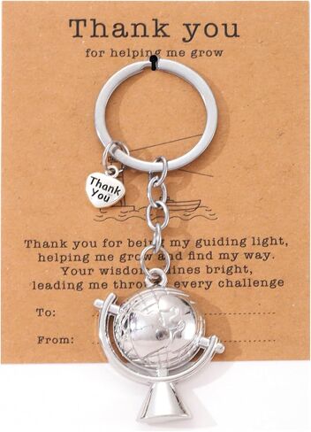 Teacher Appreciation Keychain Gifts Graduation Back To School Gifts from Student Thank You for Helping Me Grow Keychain in Saudi Arabia