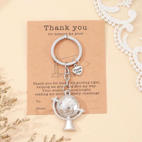 Teacher Appreciation Keychain Gifts Graduation Back To School Gifts from Student Thank You for Helping Me Grow Keychain in Saudi Arabia