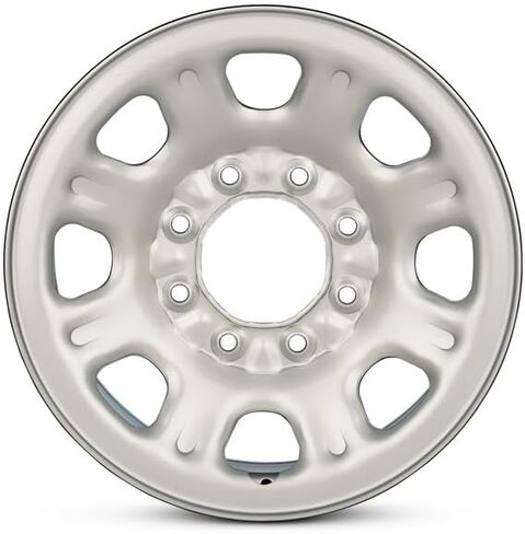 New OEM Replacement Wheel 18x8 in for 2011-2023 GMC Sierra 3500 Painted Silver Steel Rim 8-180mm in Saudi Arabia