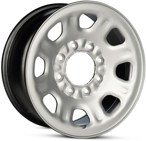 New OEM Replacement Wheel 18x8 in for 2011-2023 GMC Sierra 3500 Painted Silver Steel Rim 8-180mm in Saudi Arabia