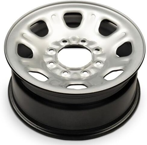 New OEM Replacement Wheel 18x8 in for 2011-2023 GMC Sierra 3500 Painted Silver Steel Rim 8-180mm in Saudi Arabia