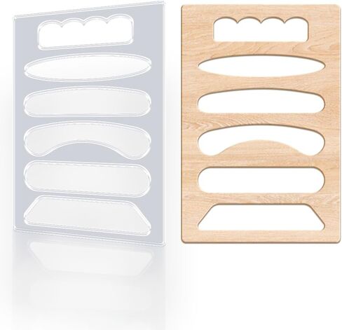 2Pcs Butterfly Router Template Acrylic Router Template for Woodworking Inlay Template Charcuterie Board Decorative Router Templates 7.9x7.9inch in Saudi Arabia