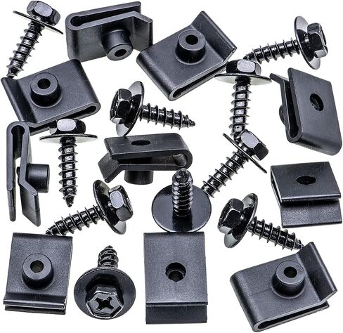 Rexka 10 Sets Fender Liner Cover Cover Screw U Kit Toyota Lexus 90179-05060 90159-60477 in Saudi Arabia