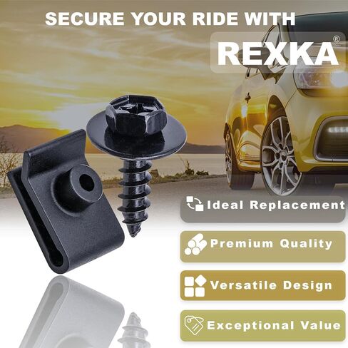 Rexka 10 Sets Fender Liner Cover Cover Screw U Kit Toyota Lexus 90179-05060 90159-60477 in Saudi Arabia
