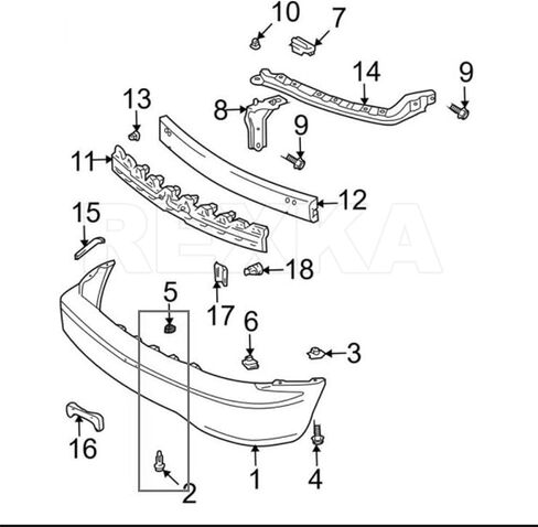 Rexka 10 Sets Fender Liner Cover Cover Screw U Kit Toyota Lexus 90179-05060 90159-60477 in Saudi Arabia