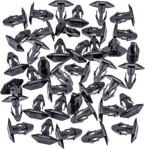 Rexka 40 pcs Rear Hood Cowl Weatherstrip Retainer Clip for Honda Acura 91515-SR3-000 Civic CR-V Del Sol Integra in Saudi Arabia