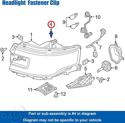 OAUTOO 25pcs 10mm Hole Front Bumper Cover Push-Type Retainer Clip for Ford W709984-S300 Fits Mustang Flex Taurus Police Interceptor Sedan Lincoln MKS MKT 2009-2019, GM 11588988 in Saudi Arabia