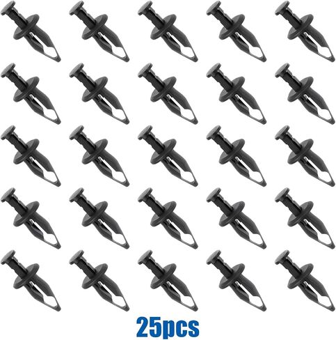OAUTOO 25pcs 10mm Hole Front Bumper Cover Push-Type Retainer Clip for Ford W709984-S300 Fits Mustang Flex Taurus Police Interceptor Sedan Lincoln MKS MKT 2009-2019, GM 11588988 in Saudi Arabia