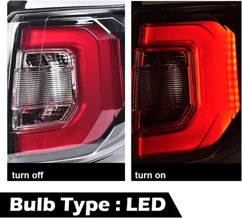 ALLGOOD TAIL LIGHTS ASSEMBLY W/O لمصابيح ، متوافقة مع GMC Acadia 2013 2014 2015 ، in Saudi Arabia