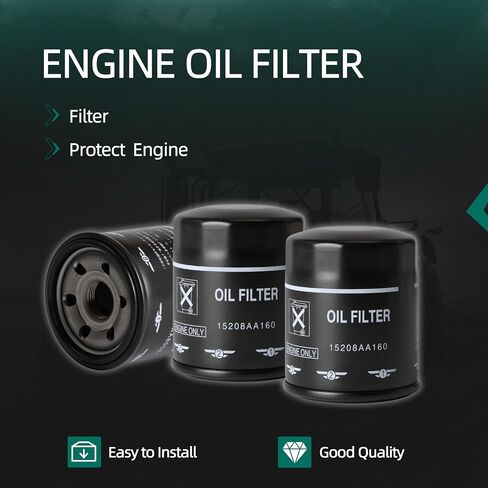 15208AA21A مرشح زيت المحرك يناسب Outback for Legacy for Impreza for Forester 2011-2025 ، استبدل OE# 803916010 15208AA160 (حزمة واحدة) in Saudi Arabia