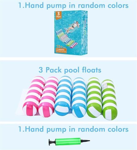 Pool Floats Adult with Adjustable Canopy, XL Pool Chair Float with Cup Holders & Headrest, Inflatable Pool Chair Pool Floaties for Adults Beach Swimming Pool Party (Pink) in Saudi Arabia