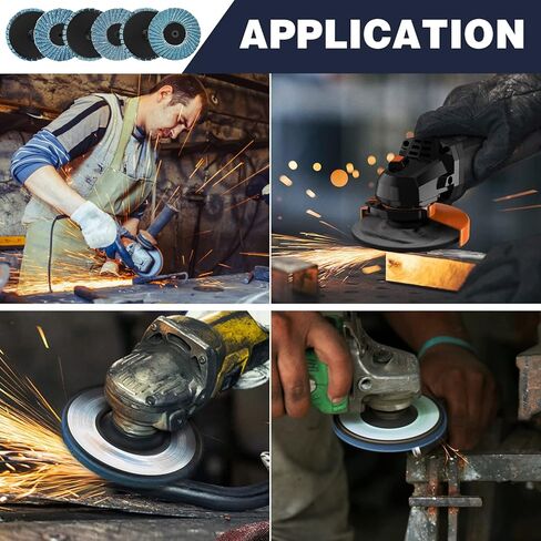 75Pcs 2 Inch Quick Change Sanding Discs Hardened Material Die Grinder Abrasive Set with 1/4" Roll Lock Holder Power Drill Accessories for Metal Wood Grinding Deburring Rust & Paint Removal in Kuwait