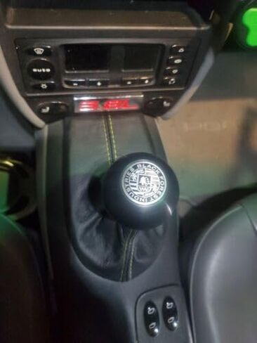 Compatible With Porsche Boxster 911 986 996 1997 1998 1999 2000 2001 2002 2003 2004 Genuine Leather Manual Shift Boot Cover (Made In USA) (Yellow Stitch) in Saudi Arabia