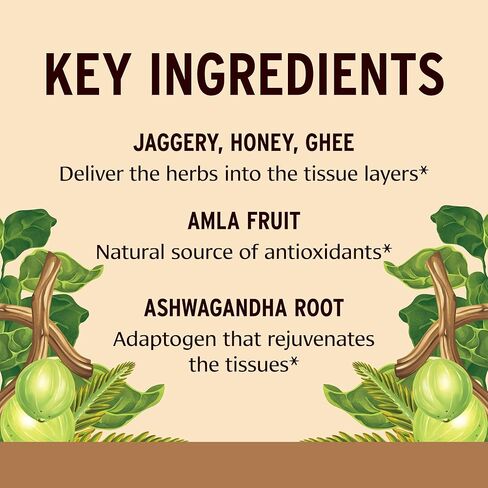 Banyan Botanicals Chyavanprash - مربى الأعشاب الايورفيدا العضوية مع العسل الخام ، Amla & Ashwagandha - ملحق دعم مناعي Superfood Superfitized* - 16.9 أوقية - غير وكراتيرد ؛ in Kuwait