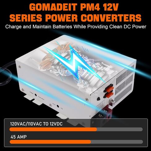 WF-9855 55 AMP RV Converter Converter 110V AC to 12V DC Camper Converter in Kuwait