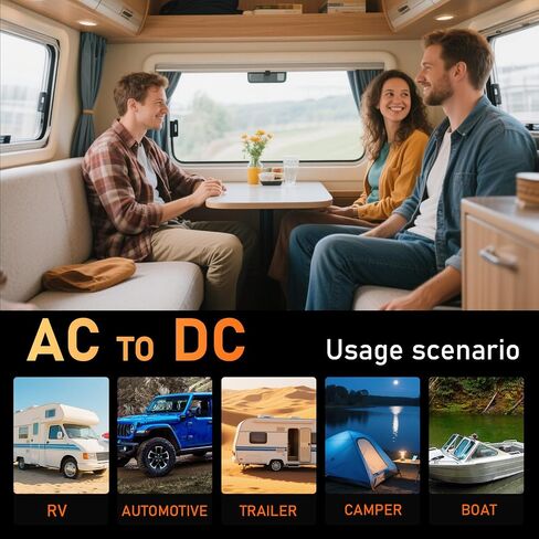 WF-9855 55 AMP RV Converter Converter 110V AC to 12V DC Camper Converter in Kuwait