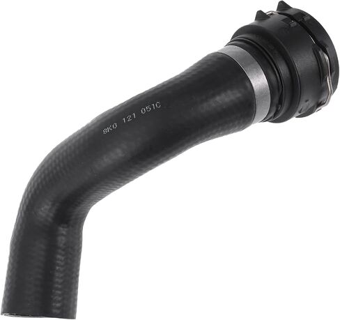خرطوم خرطوم الرادياتير خرطوم رقم 8K0121051C لـ Audi A4 BASE 2009-2012 Black Rubber 1 PC PIPE على أنبوب الماء ختم جيد in Saudi Arabia