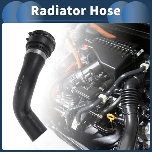 خرطوم خرطوم الرادياتير خرطوم رقم 8K0121051C لـ Audi A4 BASE 2009-2012 Black Rubber 1 PC PIPE على أنبوب الماء ختم جيد in Saudi Arabia