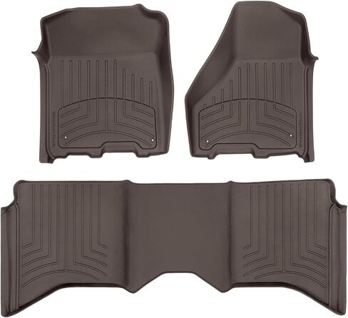 Weathertech Floorliner HP Custom Fit Floor Floor for - 1st & 2nd row (444781IM -442163IM) ، Black in Kuwait