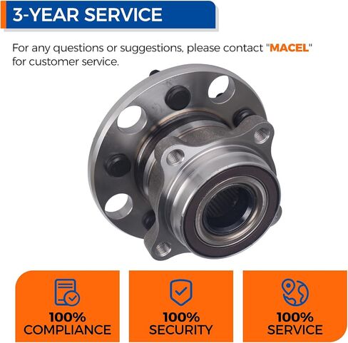 PAROD 512337 تجميع محور العجلات الخلفية مناسبة لكزس GS F ، GS300 ، GS350 ، GS430 ، GS450H ، GS460 ، IS F ، IS250 ، IS250 ، IS350 ، IS350 ، RC F 2006-2022 in Saudi Arabia