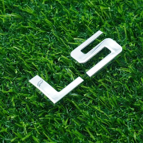 Side Door Emblem 3D Letter Badge Nameplates Sticker Replacement for 07-13 Truck LS 2Pc (Gloss Black) in Kuwait