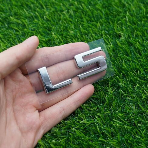 Side Door Emblem 3D Letter Badge Nameplates Sticker Replacement for 07-13 Truck LS 2Pc (Gloss Black) in Kuwait