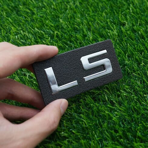 Side Door Emblem 3D Letter Badge Nameplates Sticker Replacement for 07-13 Truck LS 2Pc (Gloss Black) in Kuwait