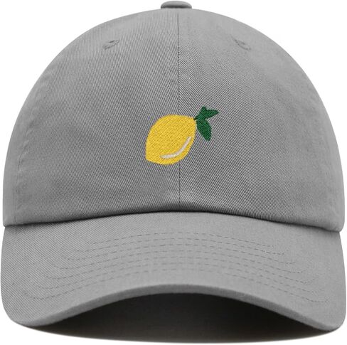 Lemon Baseball Cap Embroidered Cotton Adjustable Dad Hat in Saudi Arabia