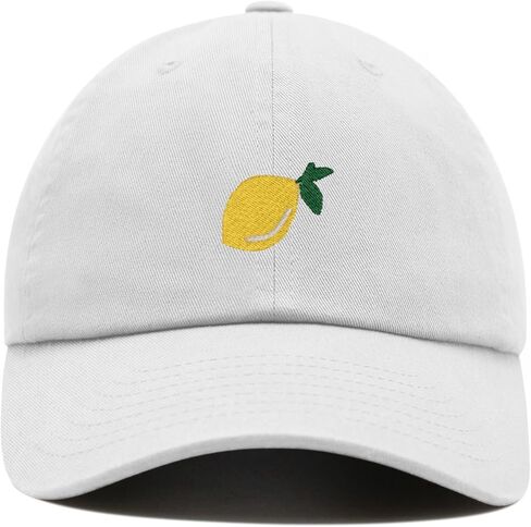 Lemon Baseball Cap Embroidered Cotton Adjustable Dad Hat in Saudi Arabia